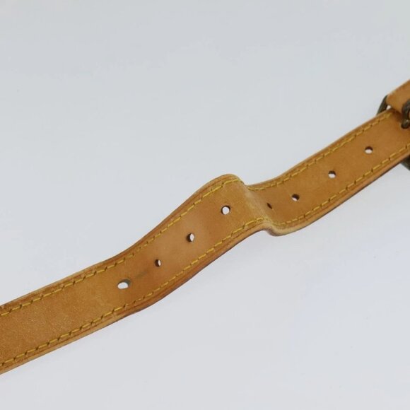 LOUIS VUITTON Adjustable Shoulder Strap Leather 36.6""-43.7"" Beige Auth 112950 - Picture 14 of 16